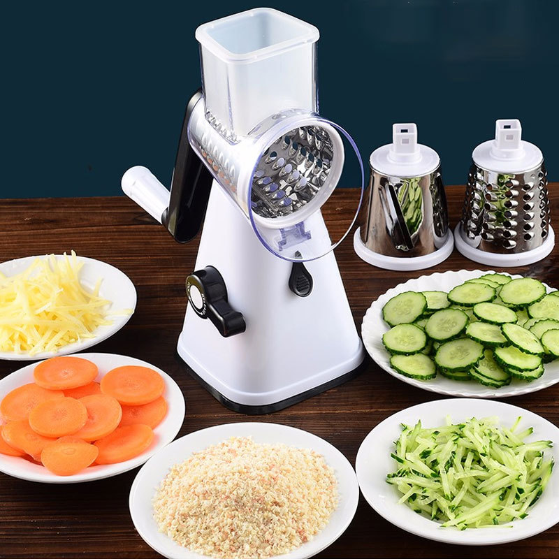 Multifunctional hand-cranked vegetable s...