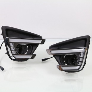 Suitable for Mazda Cx-5 Daytime Running Lights, Light Guide Daytime Running Lights, Modified Led White Light Steering Yellow Light Flowing Water