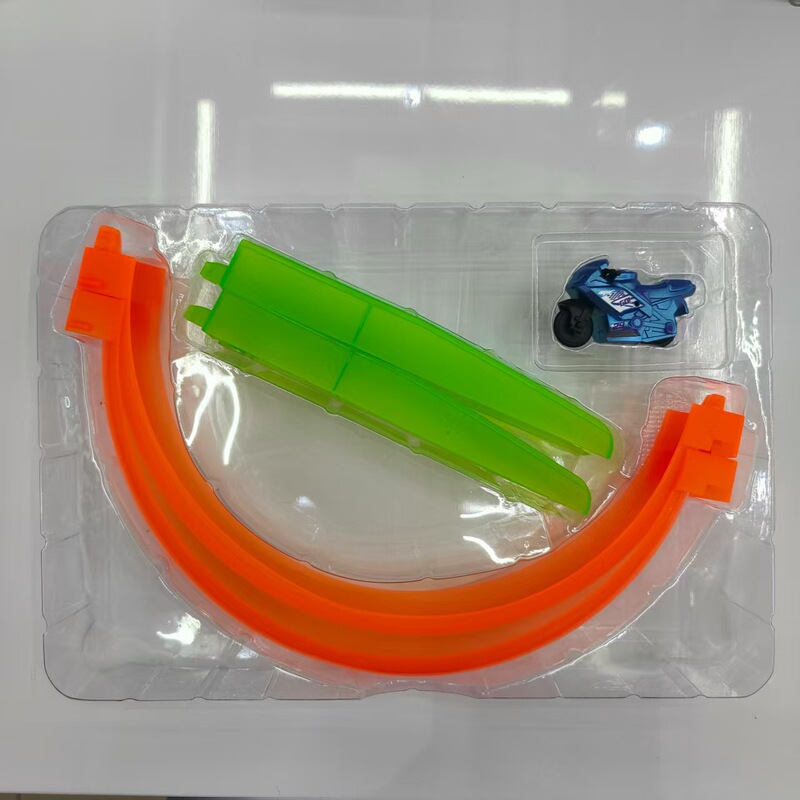 DIY塑料轨道赛车男孩儿童玩具 飕狗惯性高速摩托车热卖地摊小玩具|undefined