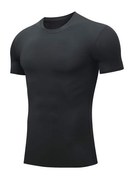 Sports breathable quick dry basketball base short sleeve T-shirt for…