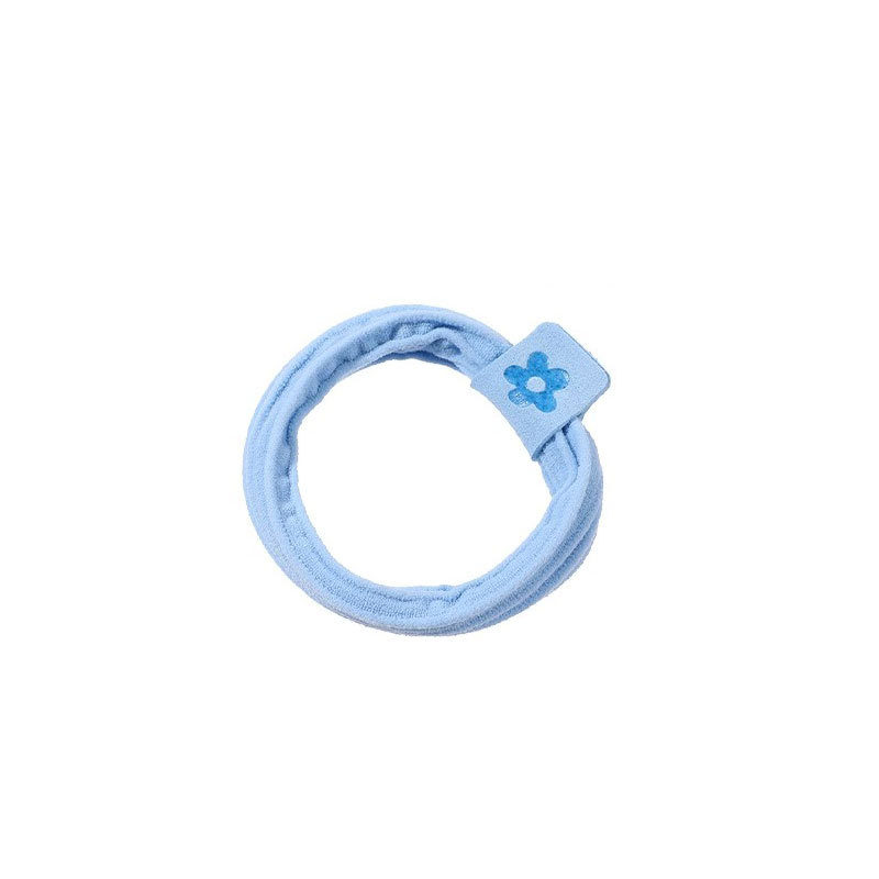 Klein azul oso anillo de cabello cola de caballo alta no colapsar correa de correa de cabello de alta altura elástica duradera atada cabello tocado de cabello