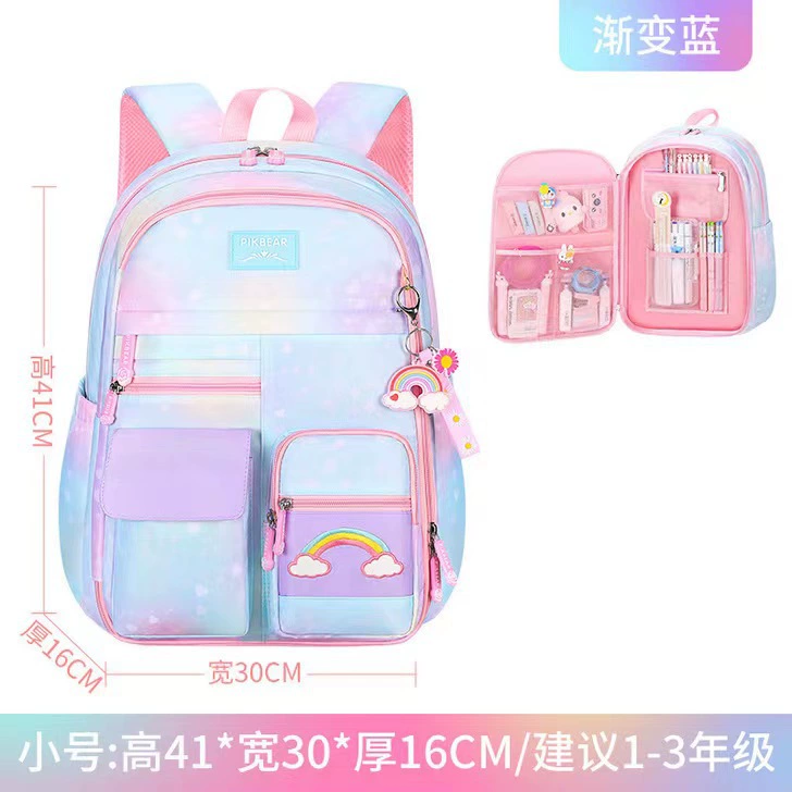 Cute backpack, small bag lightweight, Japanese and Korean, gradient