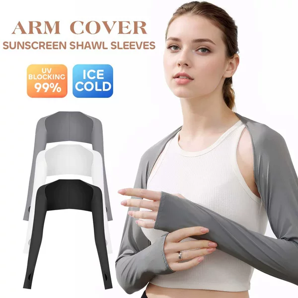 Cross-Border Sun Protection Shawl Summer Golf Sports Sleeves Women's Outdoor Driving Raglan Sun Protection Ice Sleeves