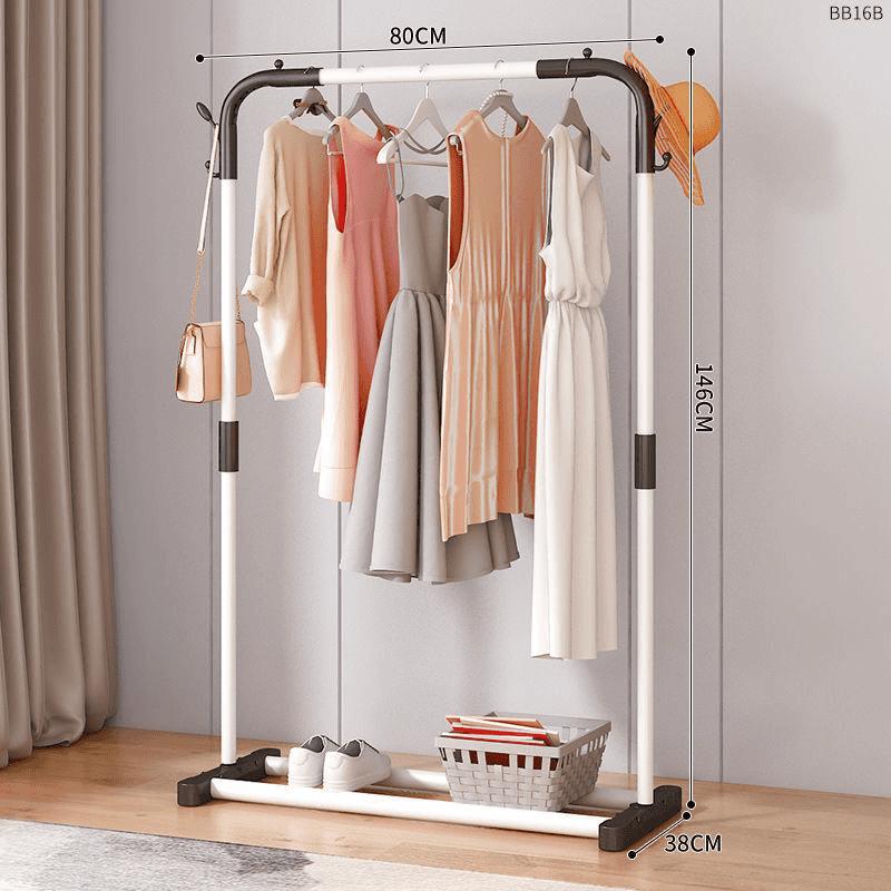 percha de ropa tipo piso para uso doméstico de alto grado colgar prendas de ropa rack varilla telescópica especial para balcón edredón