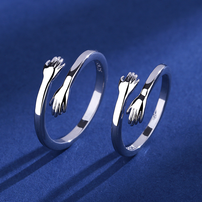 Fashion Palm Copper Plating Rings