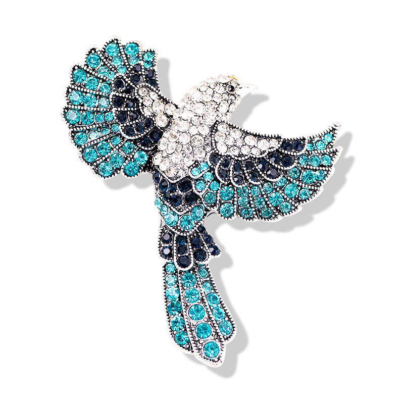 Glam Retro Bird Alloy Unisex Brooches display picture 3
