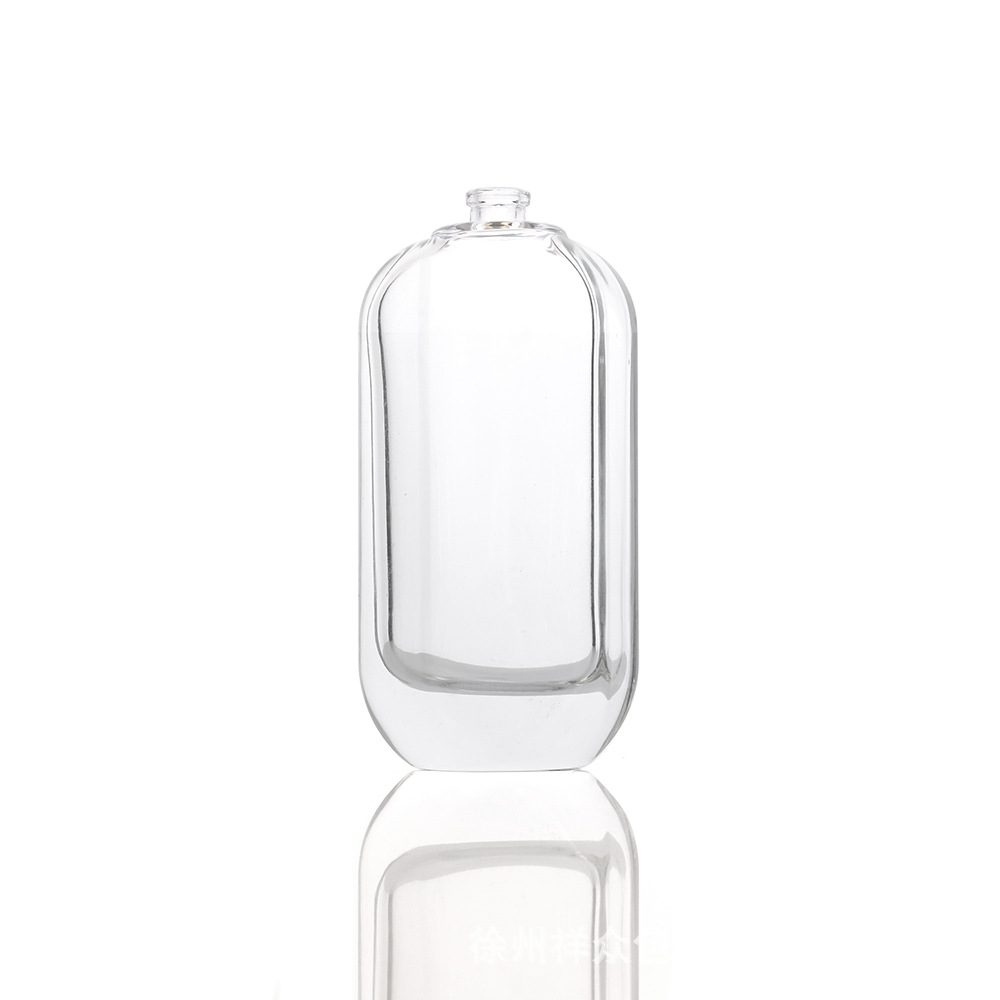 Venta al por mayor de perfumes de vidrio de bayoneta transparente y engrosada en botellas rectangulares de fragancias botellas de cosméticos de alta gama 100 ml image 7