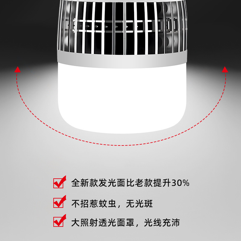 LED bombilla de alta potencia tornillo ahorro de energía doméstico E27 super brillante iluminación de sitio de construcción de taller de aluminio 200W burbuja