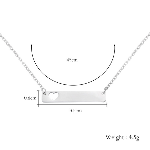 European and American hot-selling stainless steel necklace…