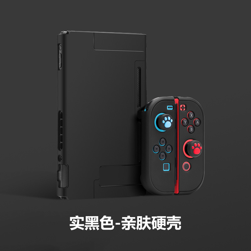 Nintendo switcholed interruptor de la cáscara protectora OLED cristal transparente caso suave de silicona caso dividido caso duro