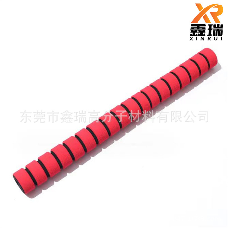 双拼色橡塑手把套 NBR橡胶发泡套管 工具手柄防滑橡塑护套