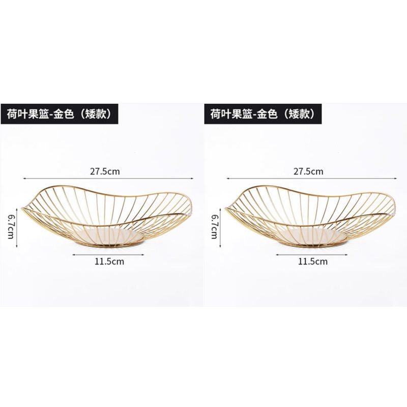 & Affordable two-pack: lotus leaf short style gold*2****