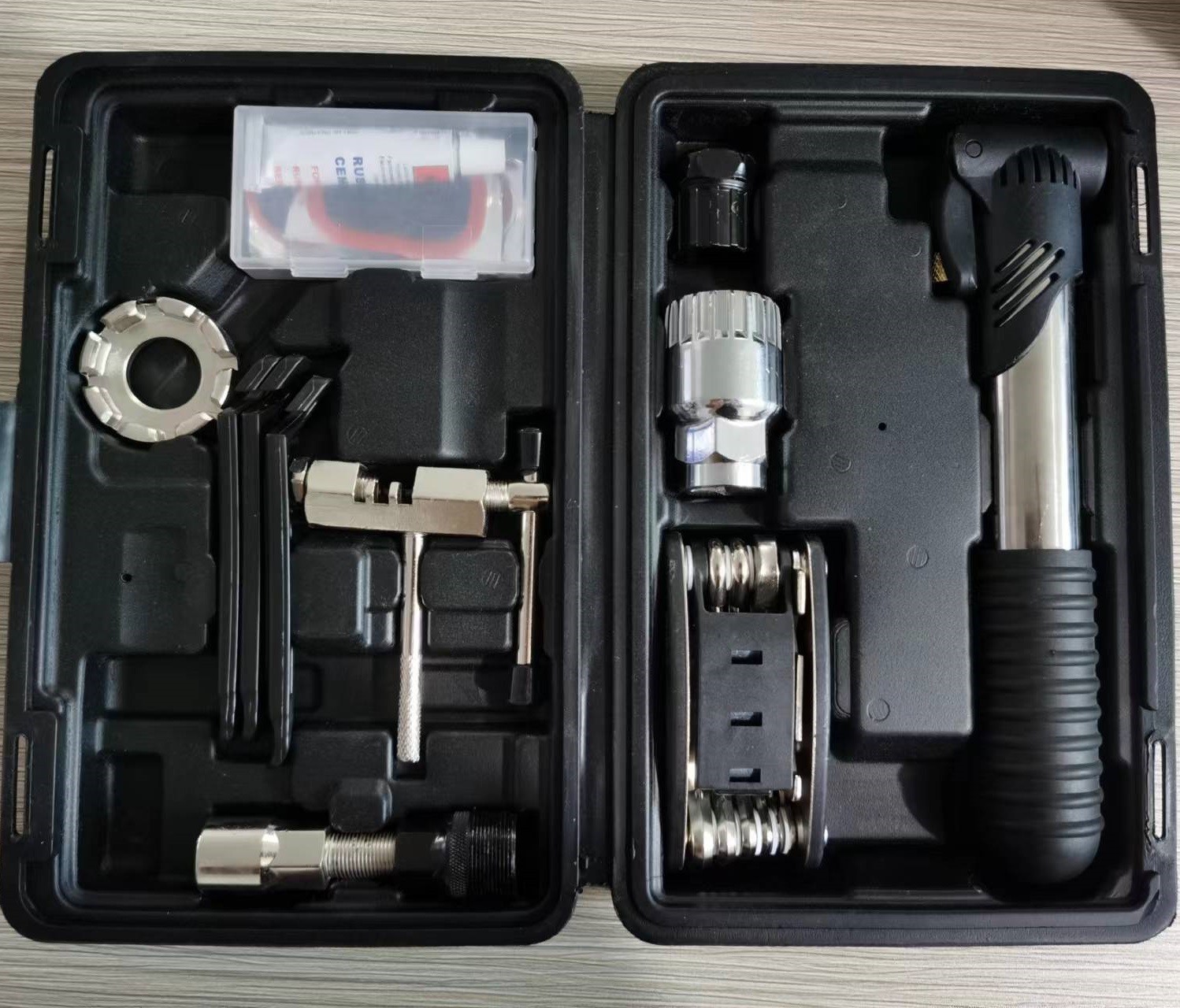 Bicicleta conjunto completo de herramientas de reparación portátil llave de mantenimiento Equipo conjunto completo de herramientas de reparación combinación traje