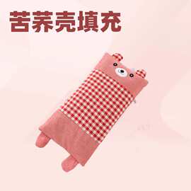 儿童苦荞麦枕头婴幼儿棉枕头枕套幼儿园小枕头水洗棉卡通枕芯