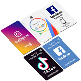 ПВХ Google Review Card Production Touch NFC Обзорная карта Facebook Tiktok Card Card