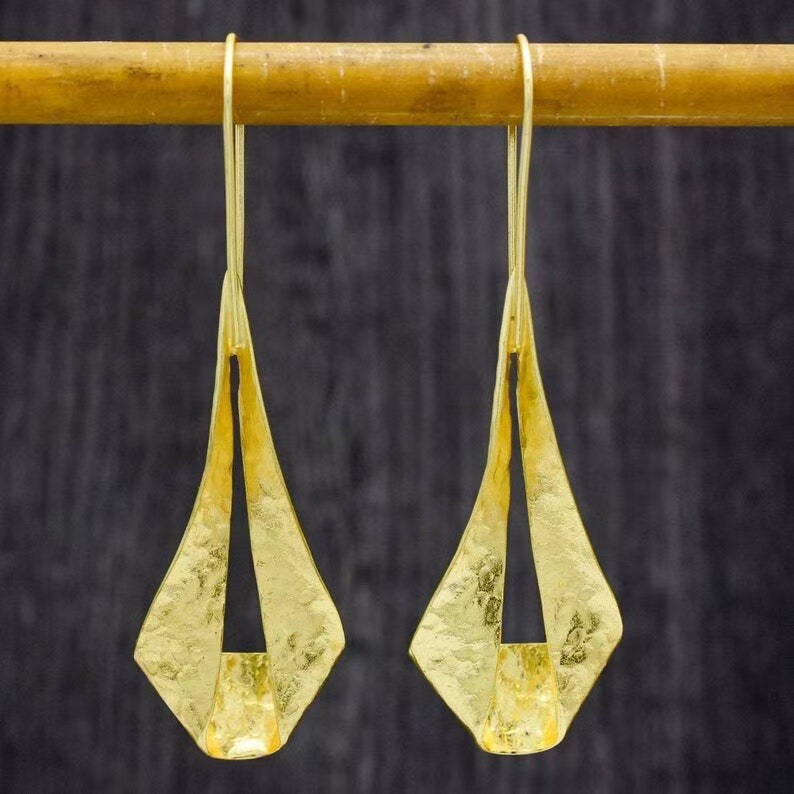 Zhuo Xuan Cross-border Fashion Geometric Pendant Earrings Bohemian Women's Gift Personalized Vintage Earrings