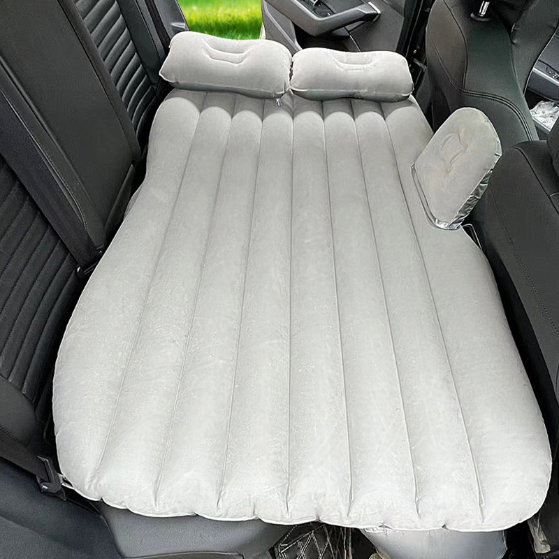 国境を越えて、車の空気入れベッドpvc植毛車の空気入れマットレスsuv旅行空気入れベッドを厚くする|undefined