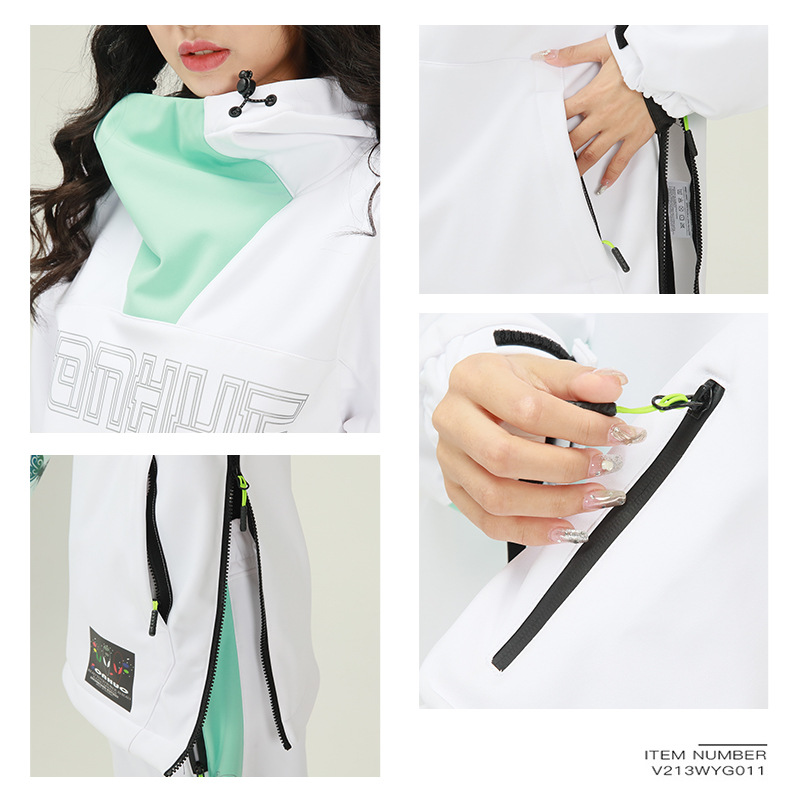 New snowboard suit for men and women couples winter snow field outdoor windproof waterproof fashion thickened warm_voghion.com