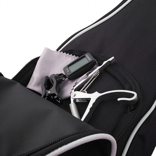 Ukulele white edge cotton bag 21 23 26 inch thickened shockproof and waterproof ukulele ukulele bag