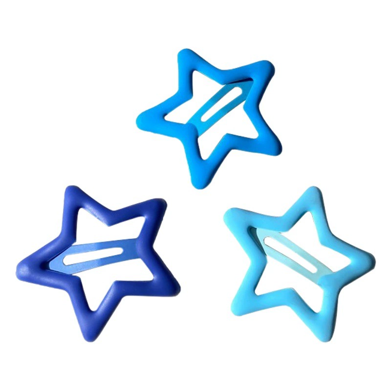 Новая дофаминовая пятиконечная заколка для волос в виде капли масла женская заколка для боковой челки заколка для волос сломанные волосы BB зажим маленький головной убор с зажимом