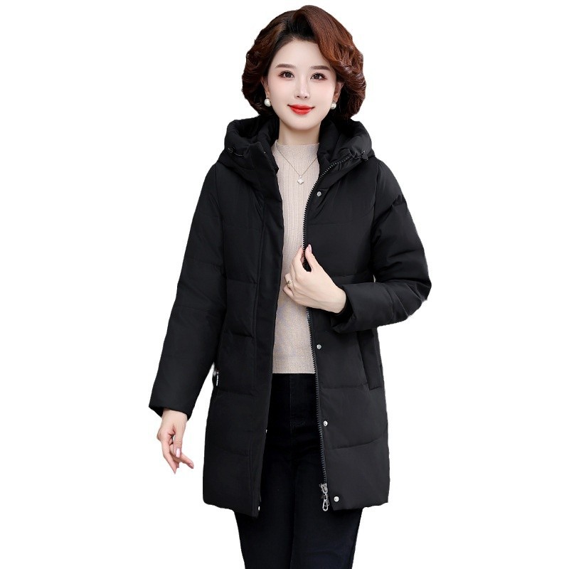 Damas de mediana edad, ropa de plumón, ropa de algodón de invierno caliente, ropa de algodón de madres elegante. image 5