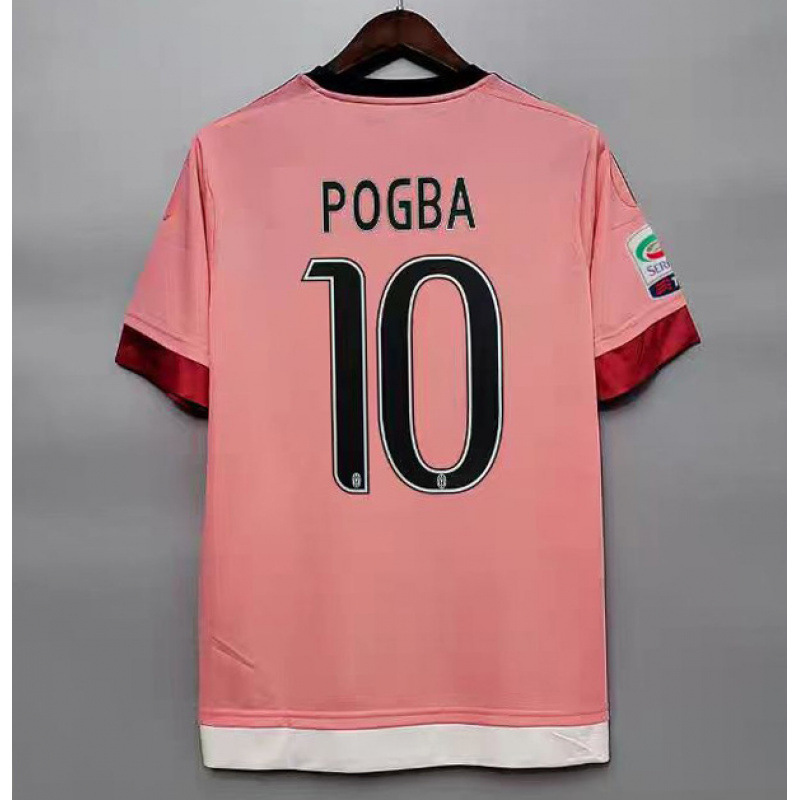 adidas x Juventus Retro 2015/16 Away Pogba Jersey Pink