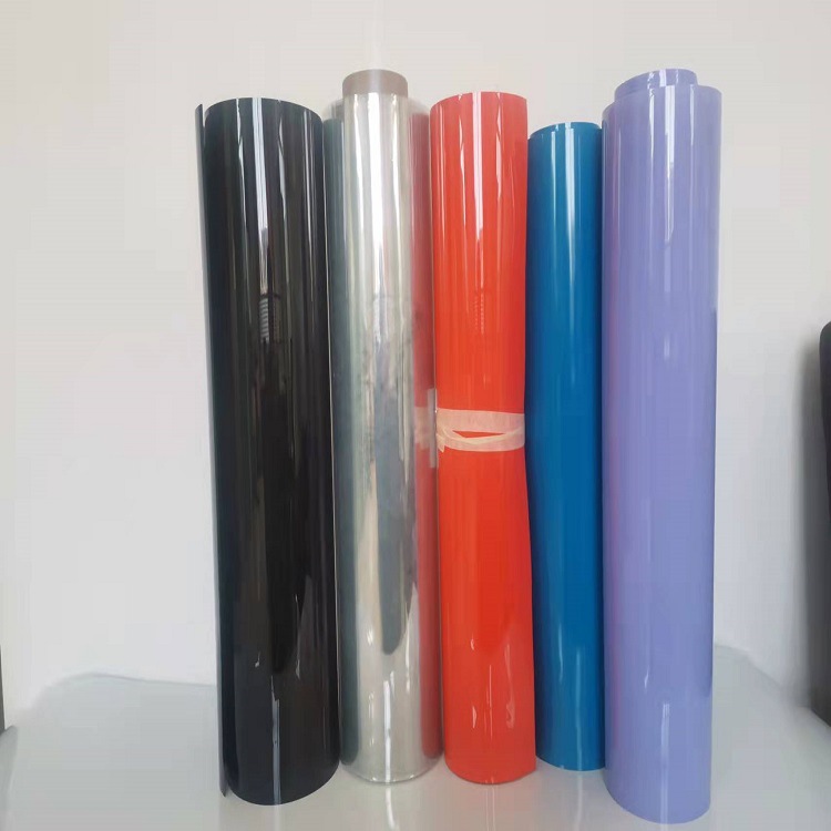 彩色PET片材 透明塑料片  PET吸塑卷材 PET薄片覆膜双膜