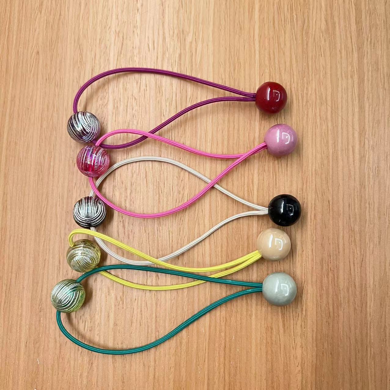 Yiwu venta al por mayor cuerda de pelo de doble cabeza para niños cuerda de pelo negro Yiwu agente de compra