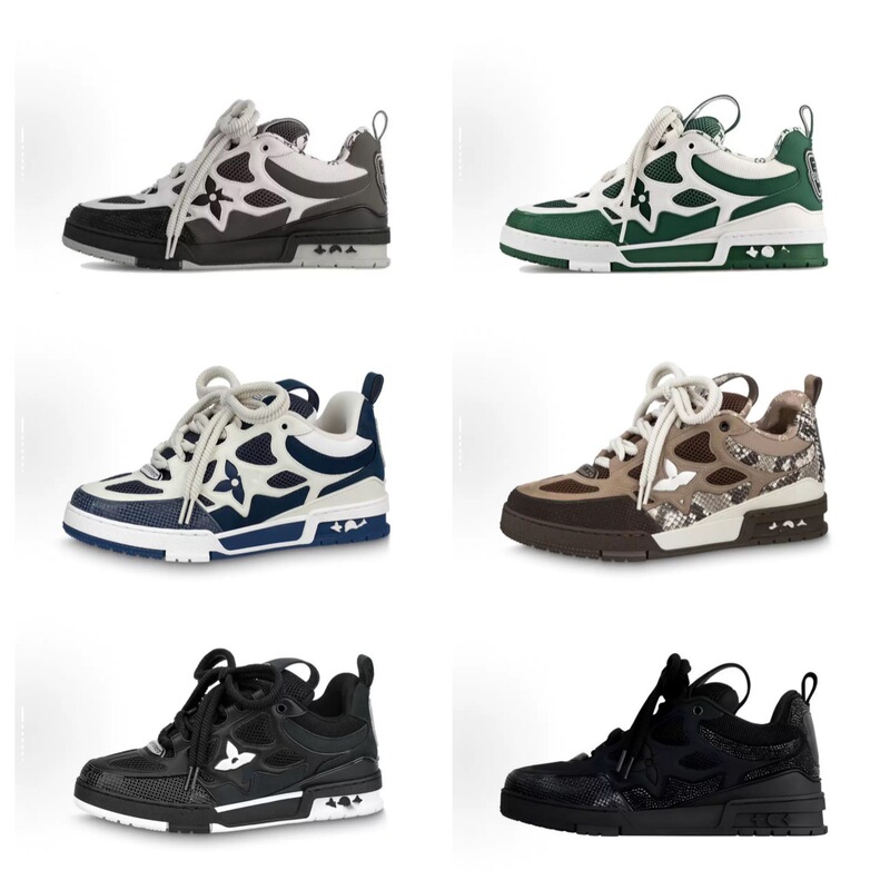 High-End New Style Thick-Soled Skate Shoes with Chunky Laces, Low-Top Sneakers for Men and Women, Sports Skateboarding Shoes High-End New Style Thick-Soled Skate Shoes with Chunky Laces, Low-Top Sneakers for Men and Women, Sports Skateboarding Shoes