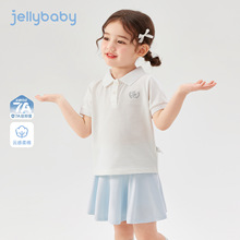 jellybabyŮͯpolo����2026�ļ���ɫ��ͯ���䱡���t����ͯ�·�