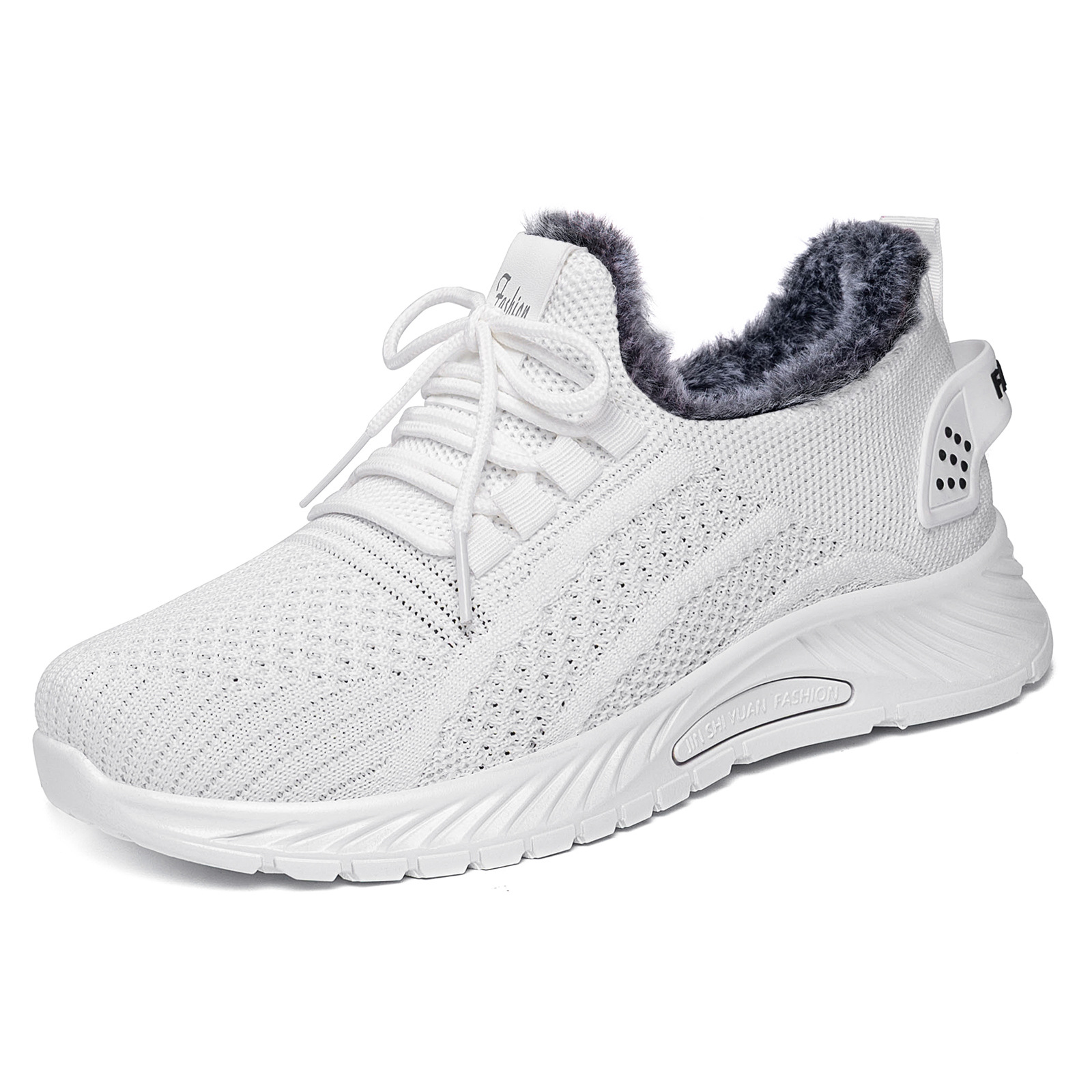 Zapatos de algodón de mujer transfronterizos TEMU más terciopelo grueso calzado de mujer calentamiento ligero y cómodo zapatos casuales al aire libre zapatos de caminar