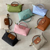 New Longxiang classic MINI hand-carrying cross-body dumpling bag with shoulder strap mini single-handle mobile phone bag lightweight dumpling bag