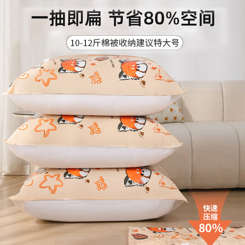 Household Dustproof and Moisture-proof Large Vacuum Compression Bag Set for Clothes and Blankets Organizing