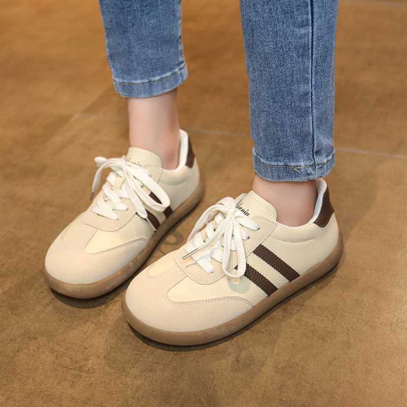 复古板鞋女春夏女鞋新款德训鞋女百搭新品鞋子小众休闲运动鞋