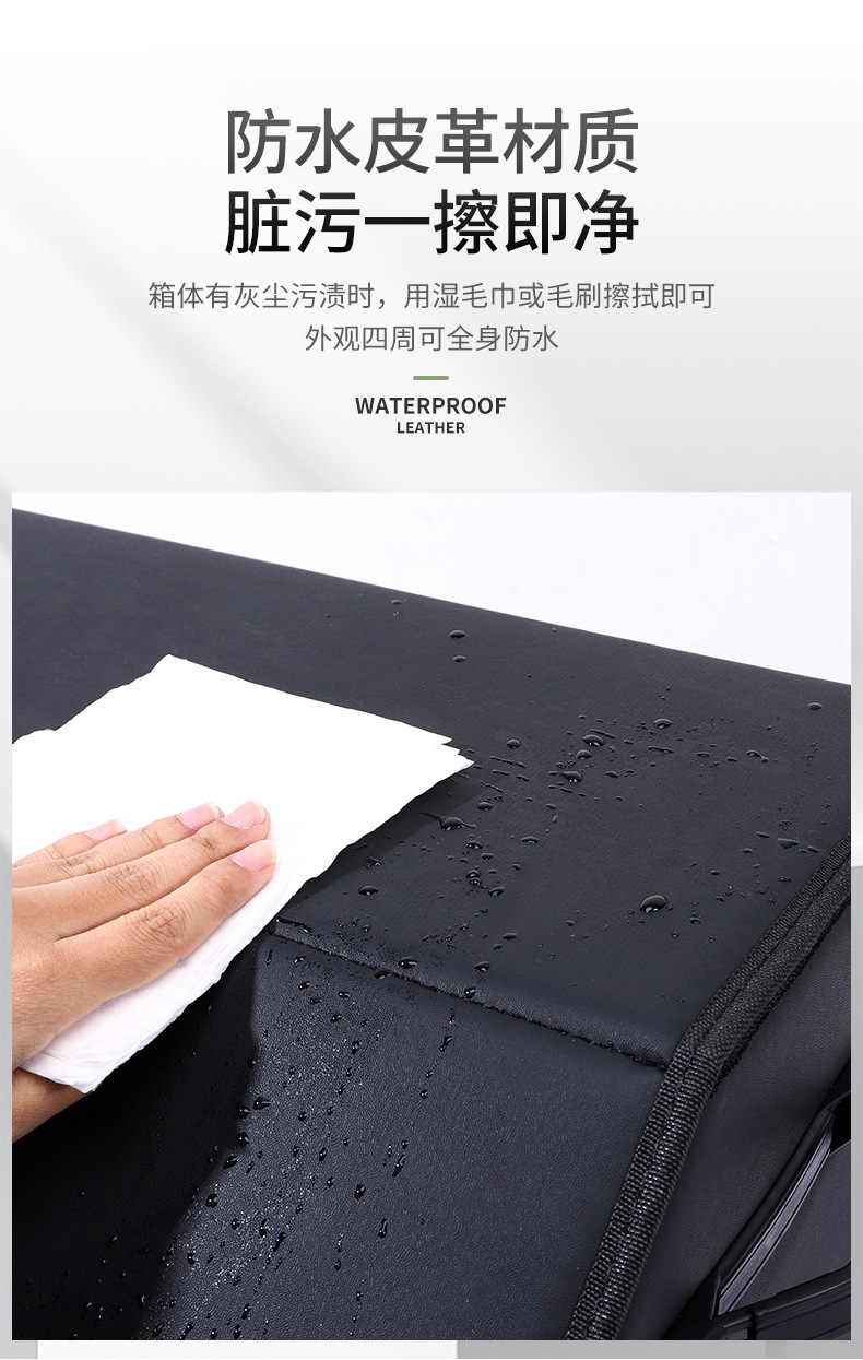 Car trunk storage box car storage box leather multifunctional folding storage box car storage box