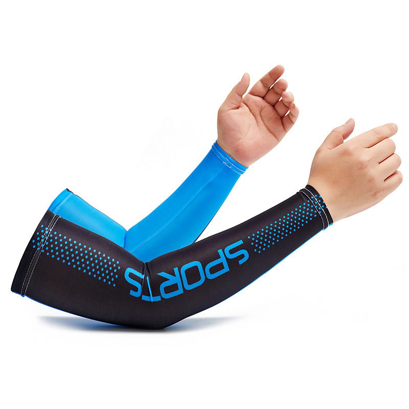 Protección solar manga de hielo para hombres y mujeres manga fresca verano multicolor conducción de seda de hielo manga de protección del brazo máscara de protección uv