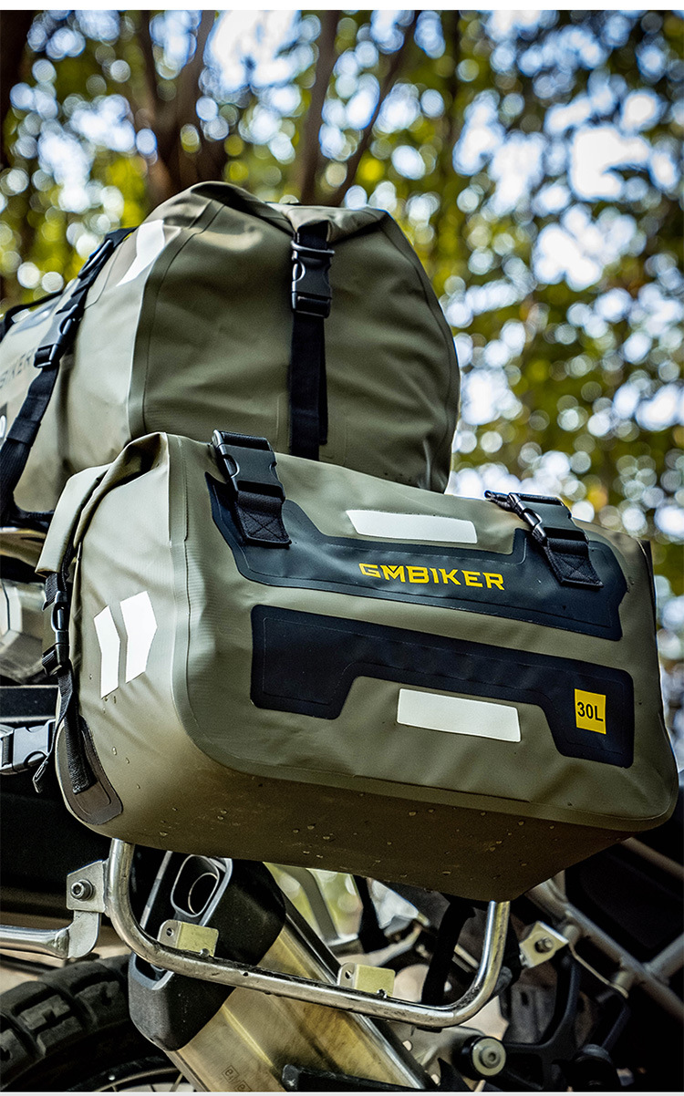 Motorcycle Outdoor Off-road Long-distance Riding Large Capacity Side Bag Side Storage Waterproof Bag Storage Back Side Bag