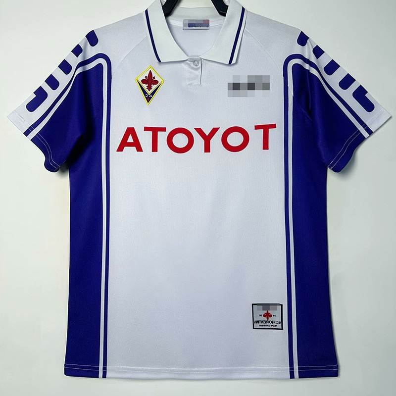 1998 Fiorentina Retro Jersey Baticosta 10 Baggio Long-Sleeved Shorts Football Uniform Fiorentina 1998 Fiorentina Retro Jersey Baticosta 10 Baggio Long-Sleeved Shorts Football Uniform Fiorentina