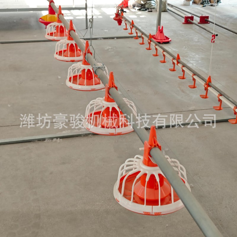自动喂料线养殖设备绞龙式上料系统鸡鸭舍镀锌管料塔定量桶装置