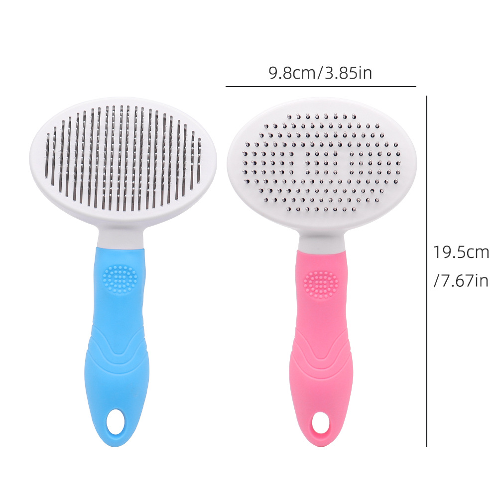 Peine para mascotas, peine, peine para gatos, artefacto de peine, cepillo de masaje para pelaje flotante, peine de aguja para pelaje de perro, peine autolimpiante