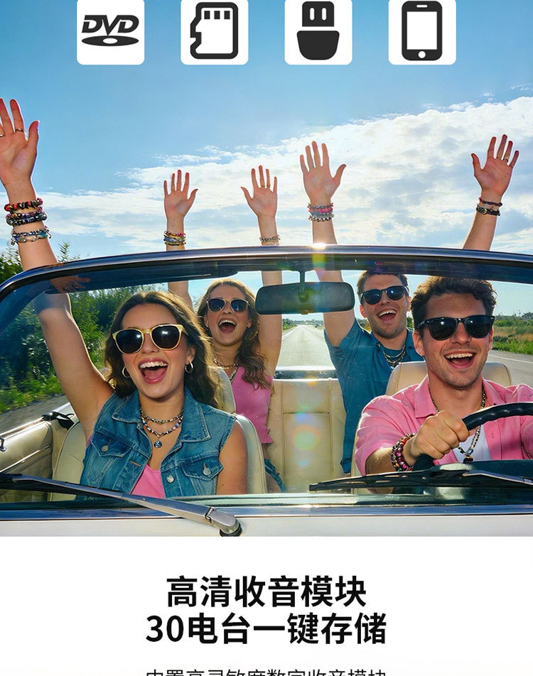 Car-Mounted Mp5Cd/Dvd Navigation All-In-One Device with Linux System, Carplay+Android Auto, Super