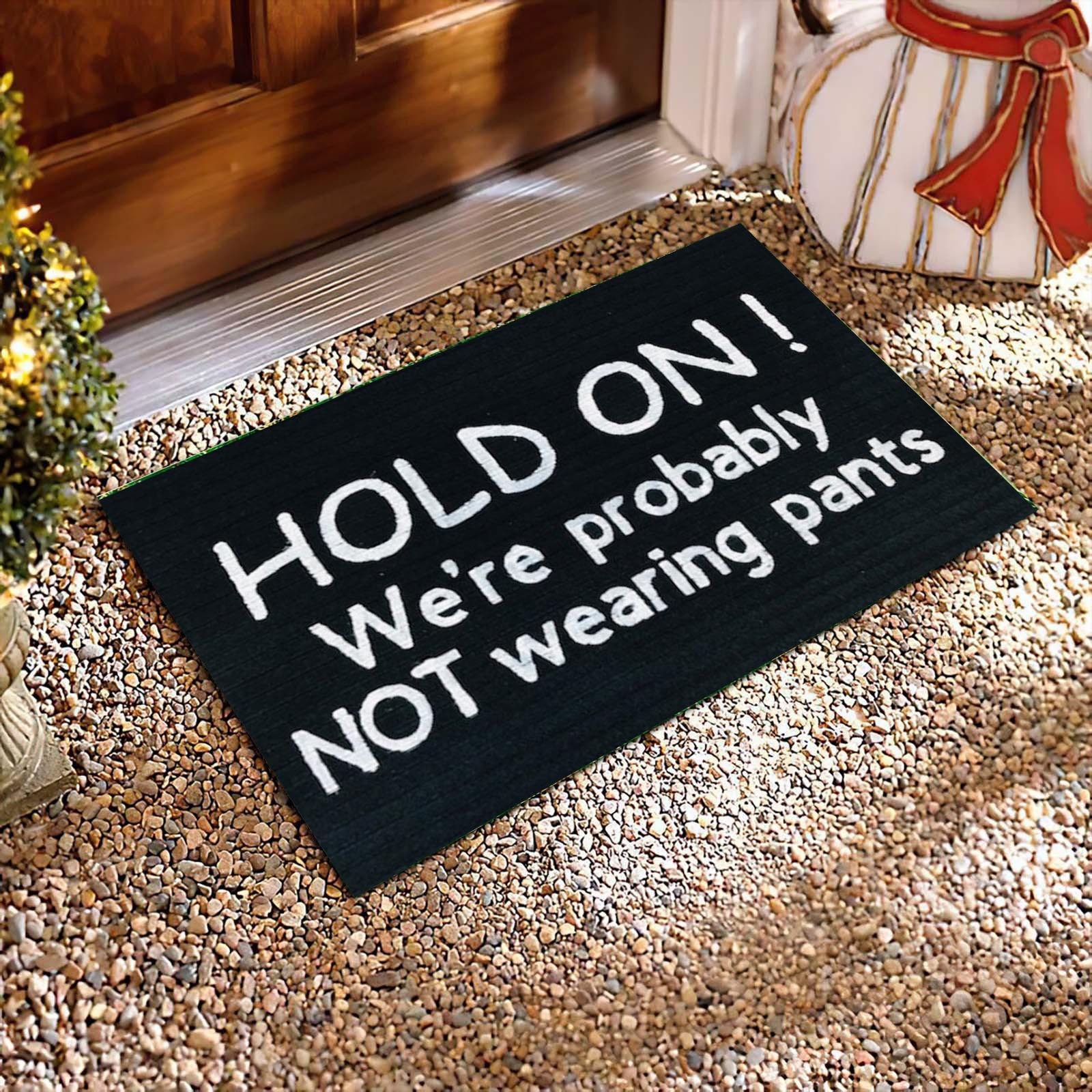 Grenzüberschreitender schwarzer Buchstabenelement-Thementeppich, rutschfeste Eingangsmatte für den Türeingang, saugfähige Eingangsmatte für das Badezimmer_voghion.com