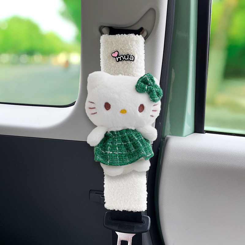 Funda Protectora para Cinturón de Seguridad de Felpa Suave para Automóvil