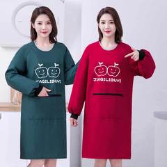 女家用防水廚房圍裙背帶圍裙做飯罩衣上班工作洋氣新款時尚圍腰男