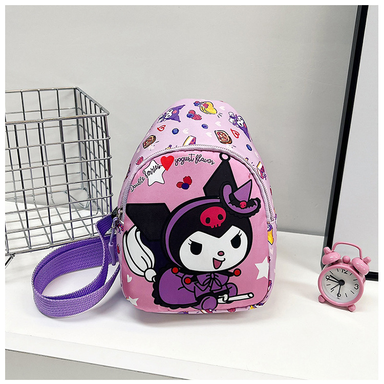 Wholesale of cute and trendy children's single-shoulder bags, large-capacity kindergarten baby travel chest bags, and casual girls' crossbody bags undefined