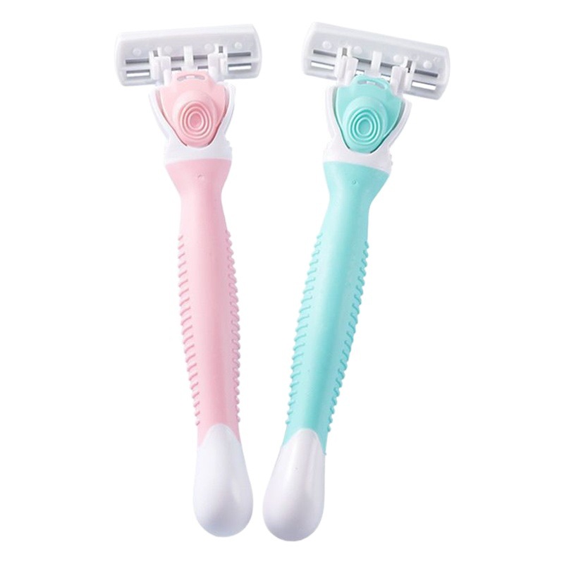Manual Razor for Women, 6-Layer Hair Removal Razor for Underarms, Private Parts, and Leg Hair, Universal Shaving Tool, Multi-Color Razor for Export