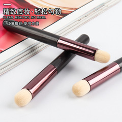 Round head lip blusher blush brush, lip brush, mist face puff concealer brush, portable multi-functional beauty makeup brush