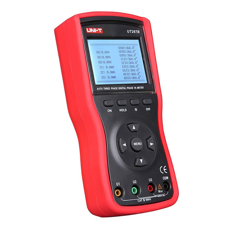 洽谈工业品UT265B/UT267B智能型双钳/三钳数字伏安表相位。