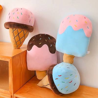 Cream Plush Toy, Cone | Oyuncaq yastıqlar