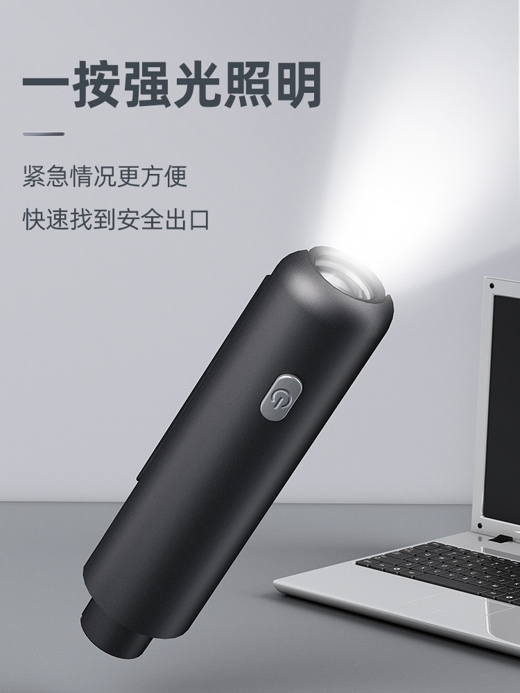 Multifunctional Car Window Breaker Escape with Lighting Car Temporary Parking and Moving Car Phone Number Plate Artifact